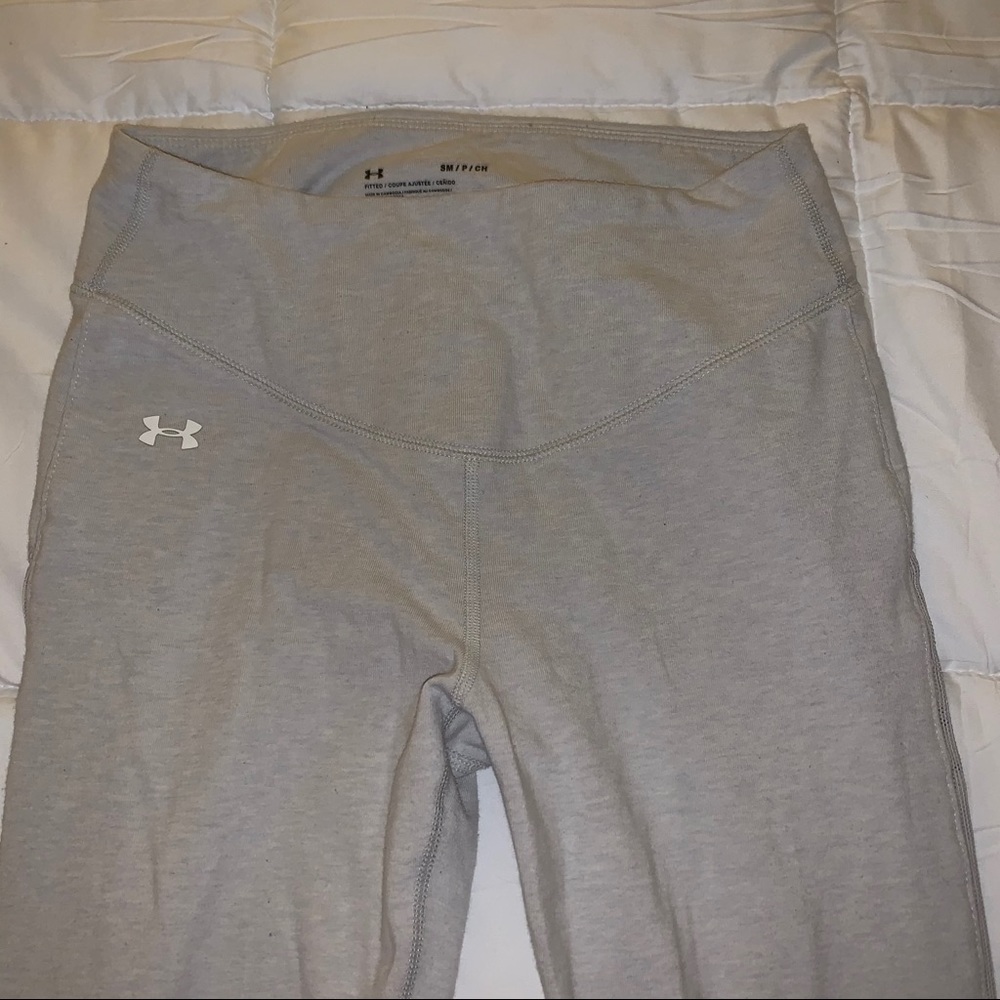 Under Armour Heather White Leggings